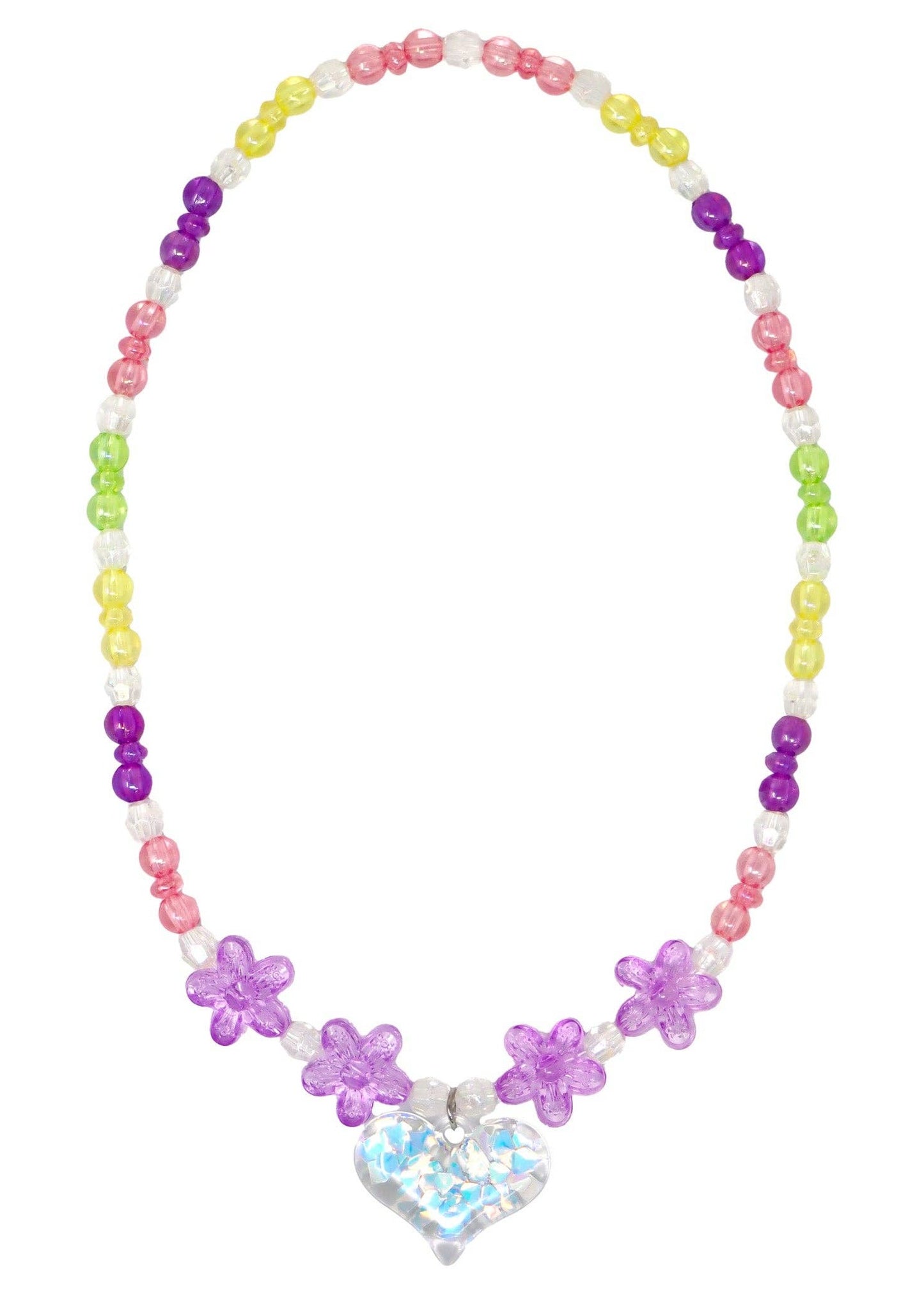 Pink Poppy - BFF Rainbow Heart Necklace Set