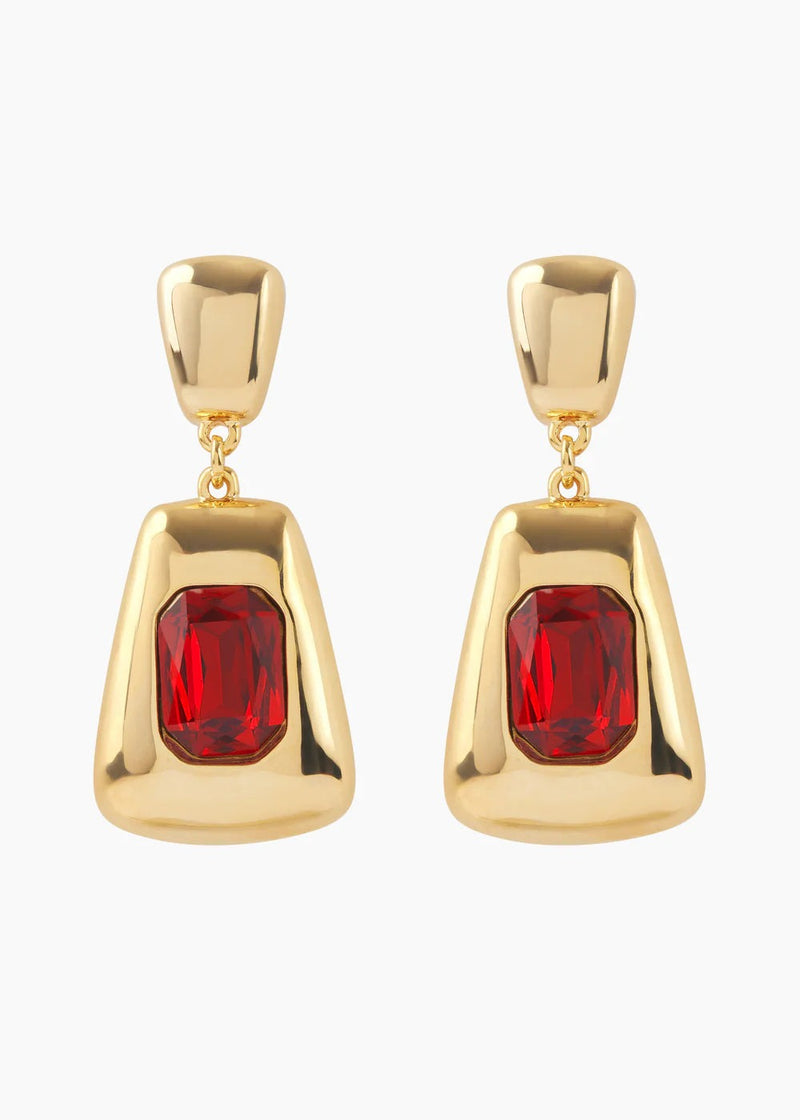 Annelise Earrings - Red