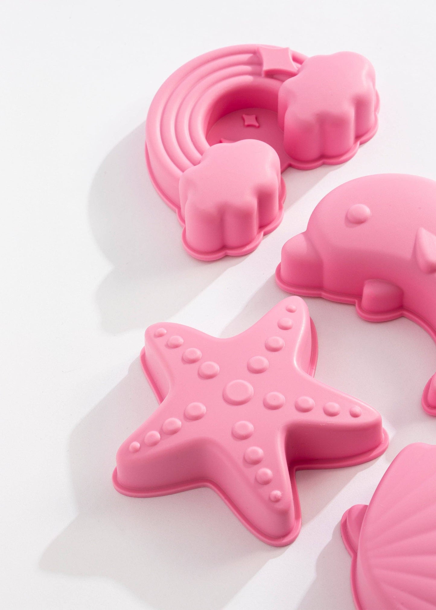 8pc Silicone Bucket Set - Light Pink