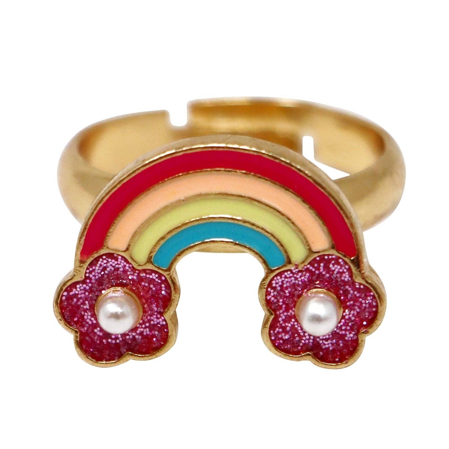 Pink Poppy - Rainbow Fantasy Rings - (Pack Size: 24)