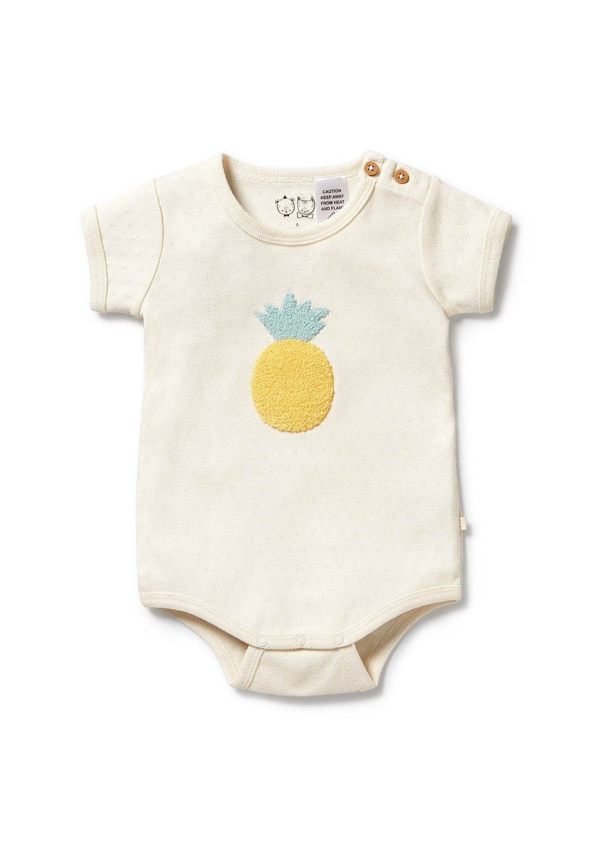 Piney Pals Organic Pointelle Bodysuit
