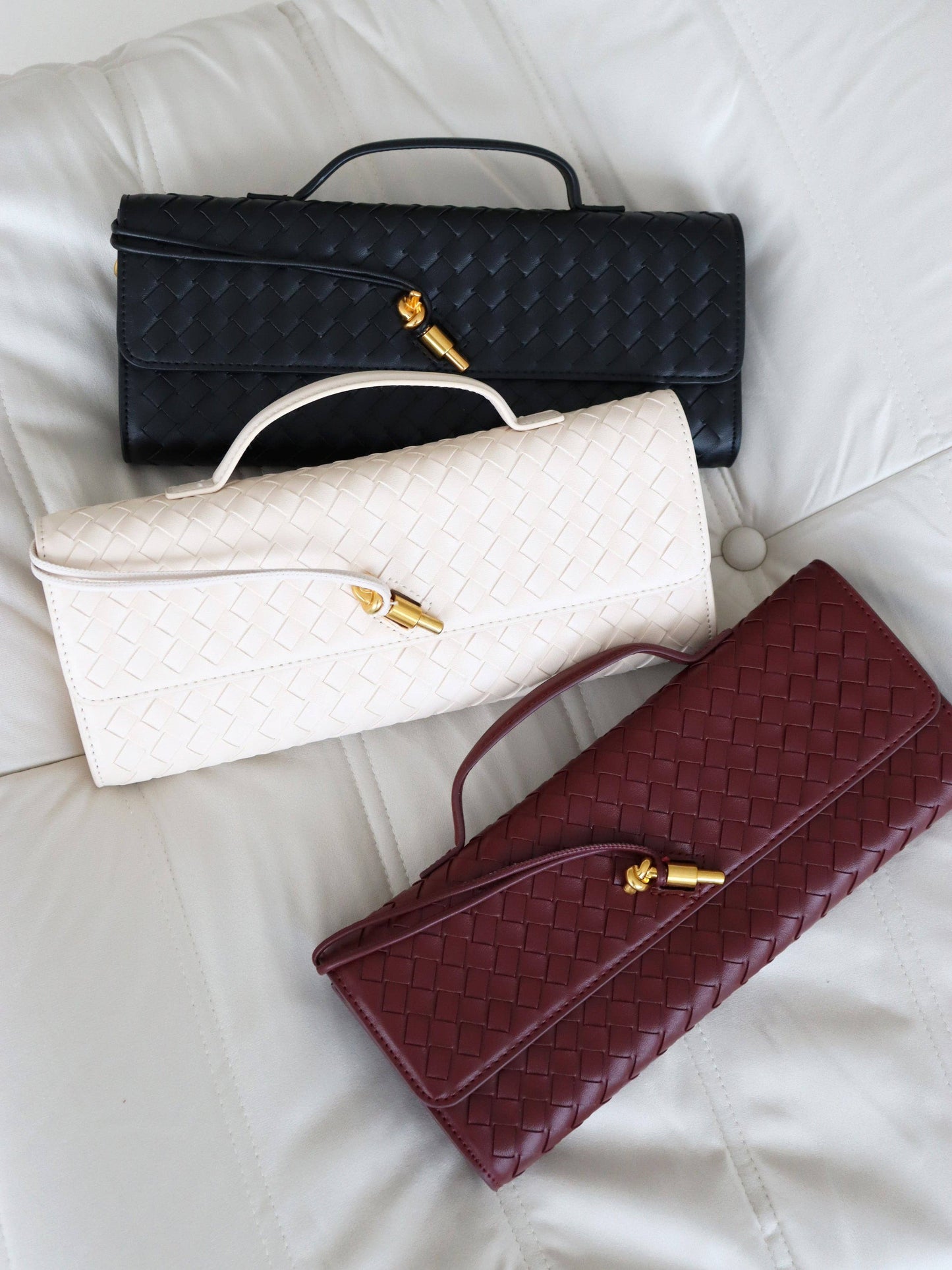 Angels Whisper Accessories - Paloma Clutch Bag in Wine