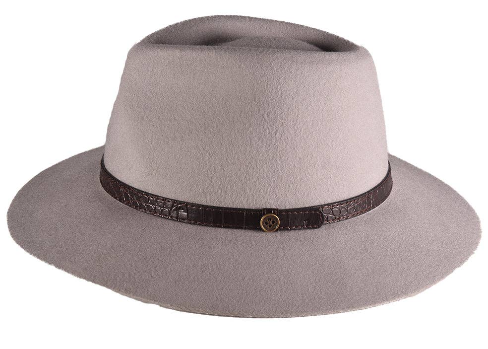 Fallen Broken Street - THe DiNgo Felt Hat- Grey: M-L / Grey