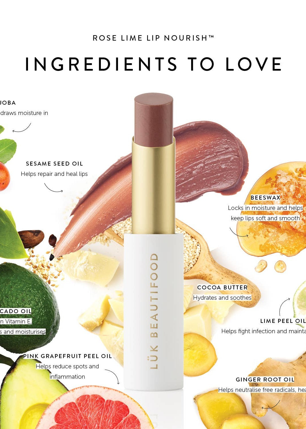 Lip Nourish Lipstick - Rose Lime