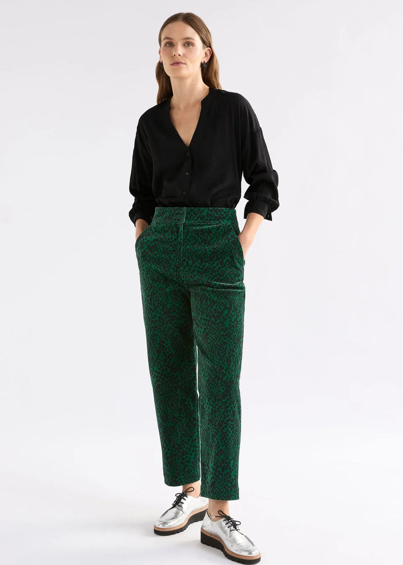 Atles Pants - Green Sinda Print