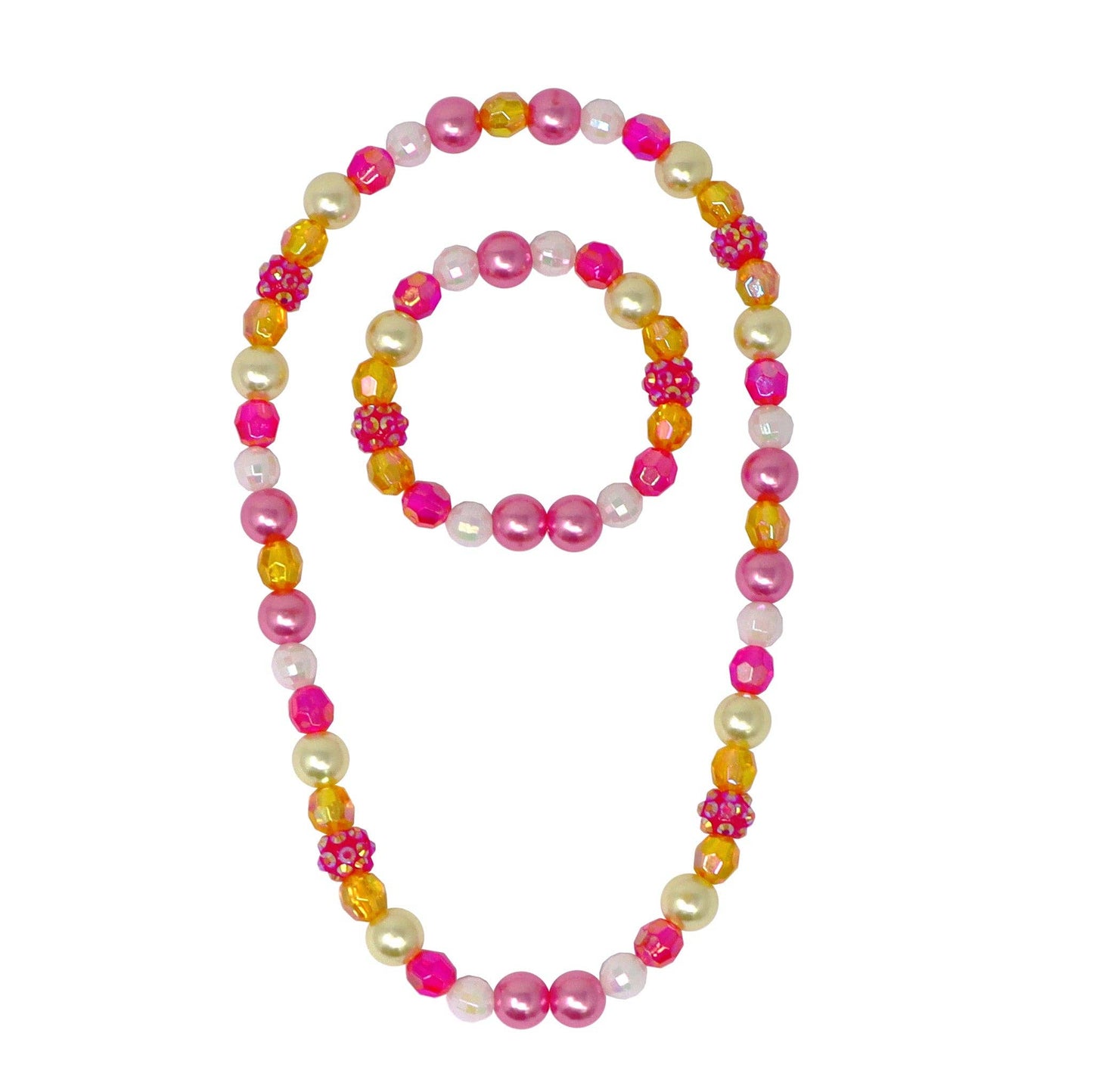 Pink Poppy - Butterfly Friends Necklace / Bracelet Set - (Pack Size: 6)