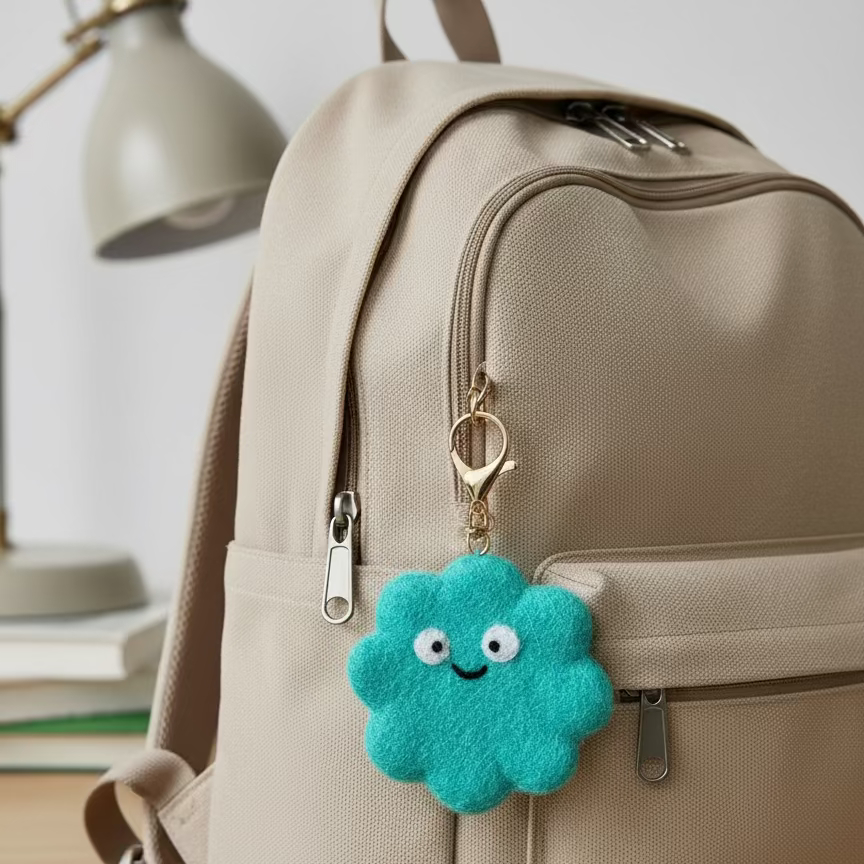 Home Dweller - Feel-Good Fuzzy Friend Bag Charm | Keyring