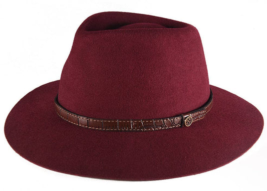 Fallen Broken Street - The DiNgo Felt Hat - Wine: M/L