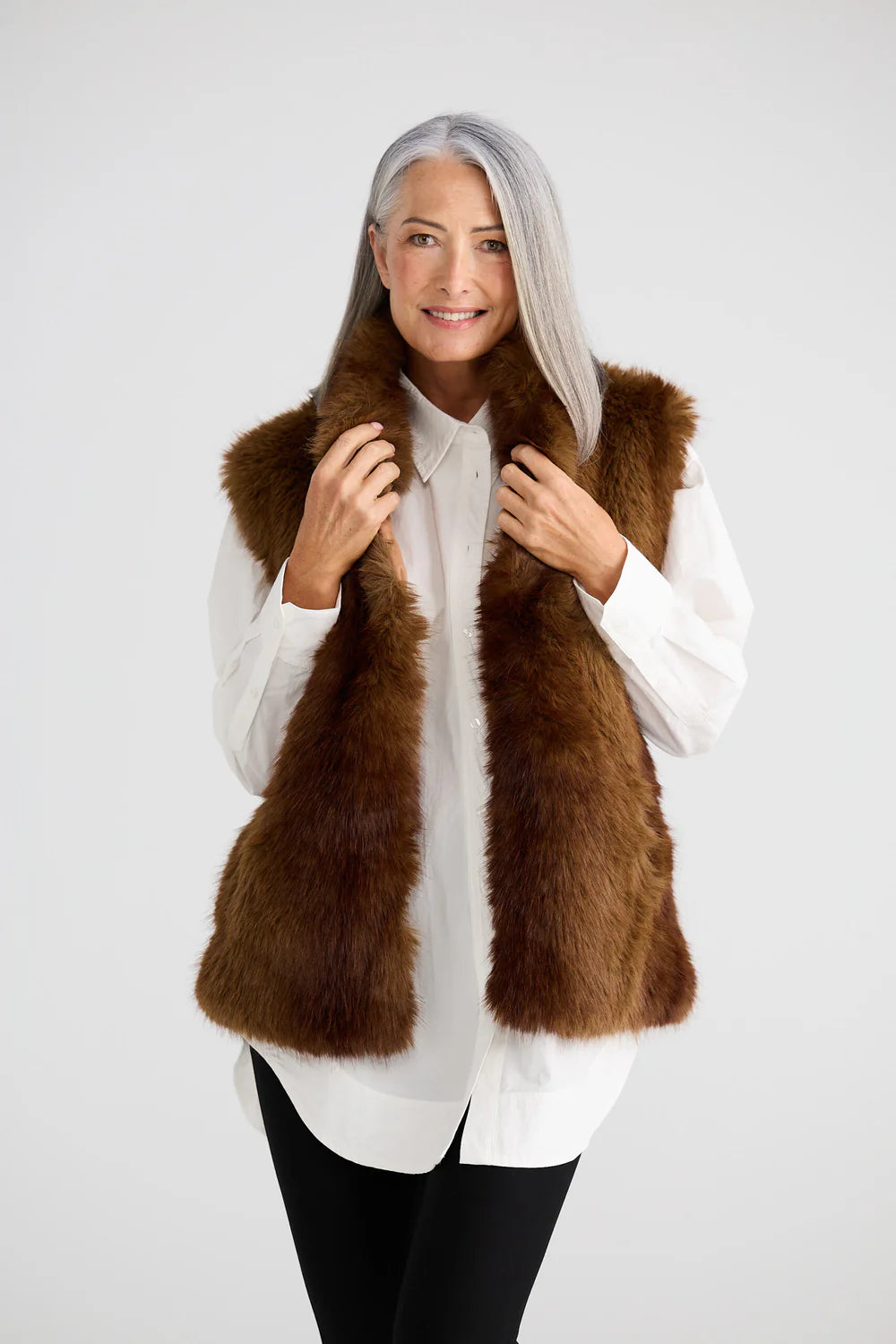 Vivienne Fur Vest - Mink