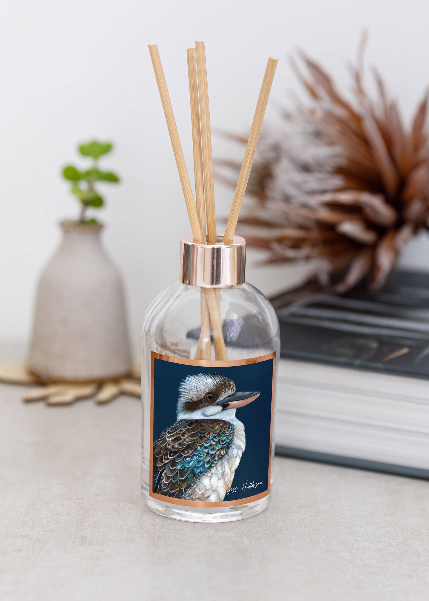 Aroma Pot - 200ml Australian artist reed diffuser -Australian Sandalwood