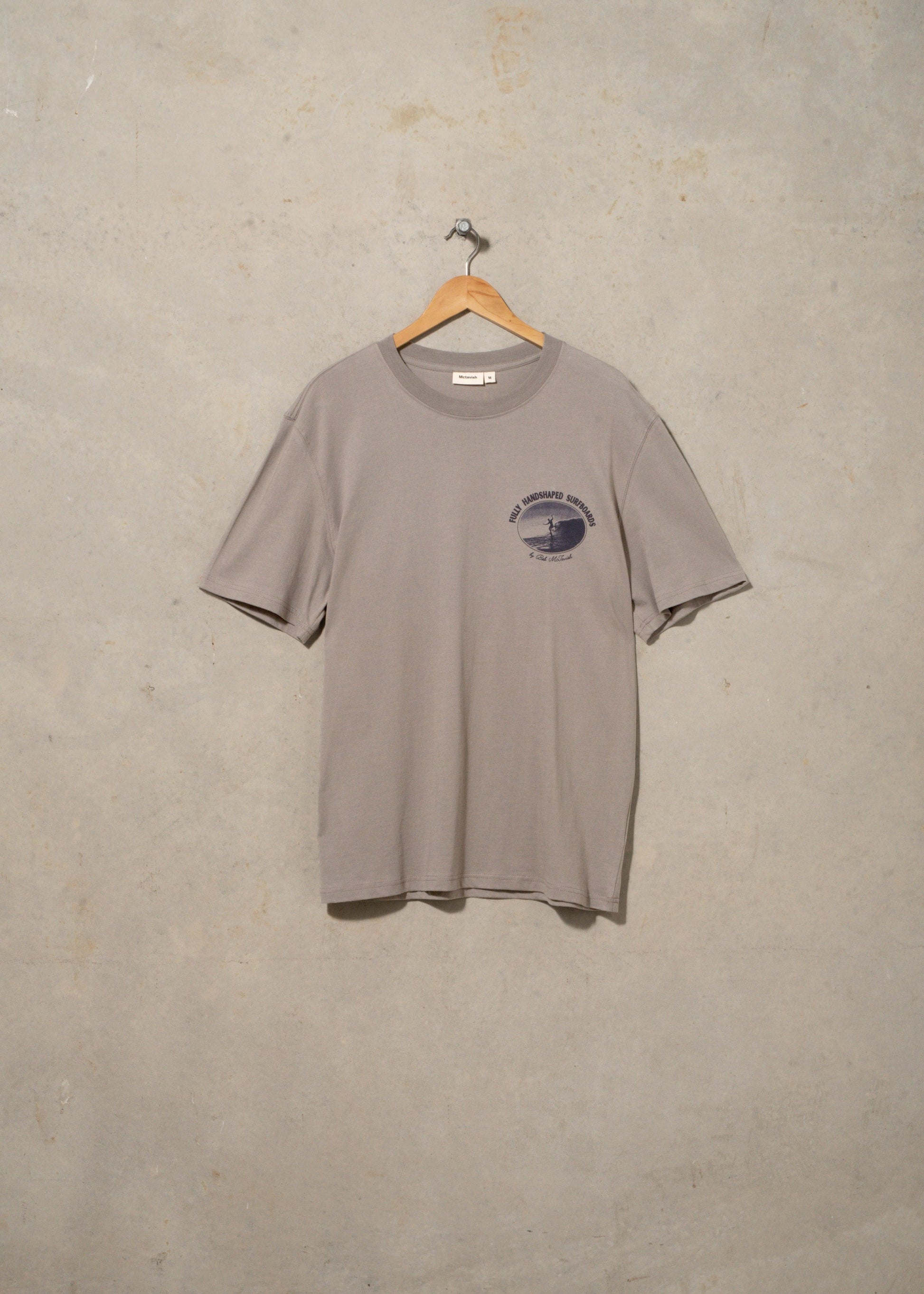 Fully Hand Shaped Tee - Grey