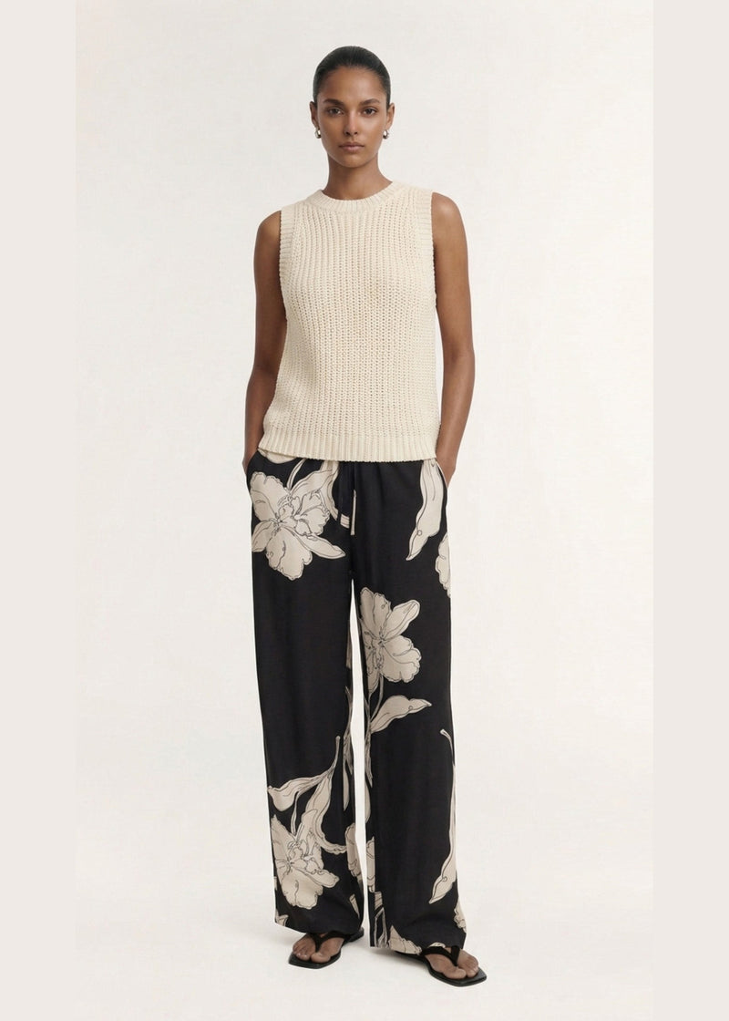 Cove Knit Tank - Natural Beige