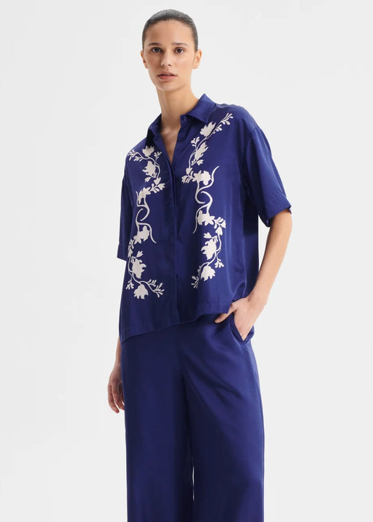Bonita S/S Shirt - Marine