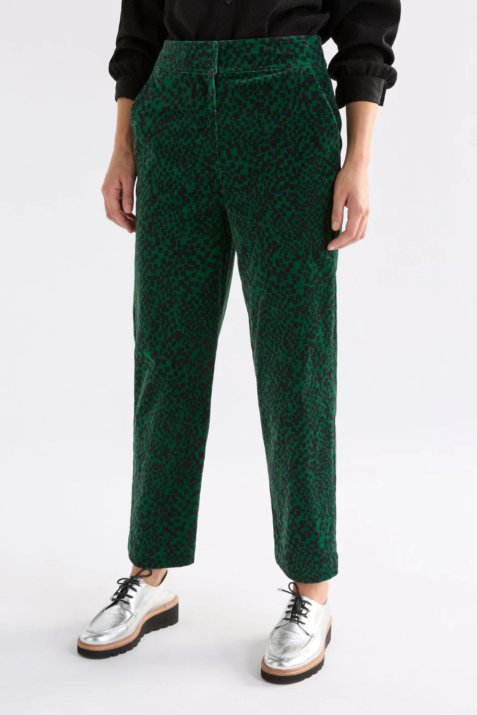Atles Pants - Green Sinda Print