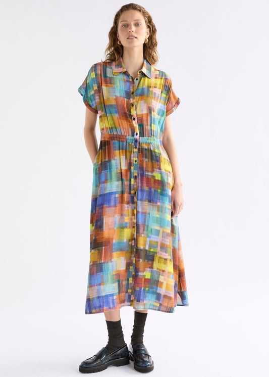 Nidra Shirt Dress - Elbrus Print