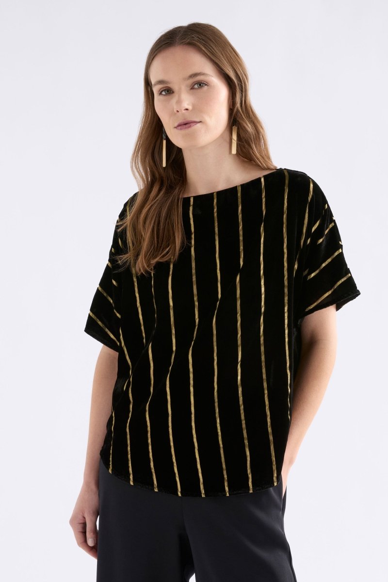Lumii Top - Black/Gold