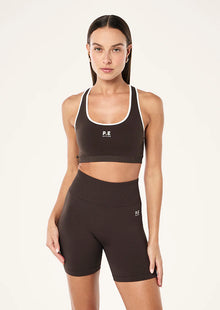 Adaption Seamless Sports Bra - Coffee/Whisper White