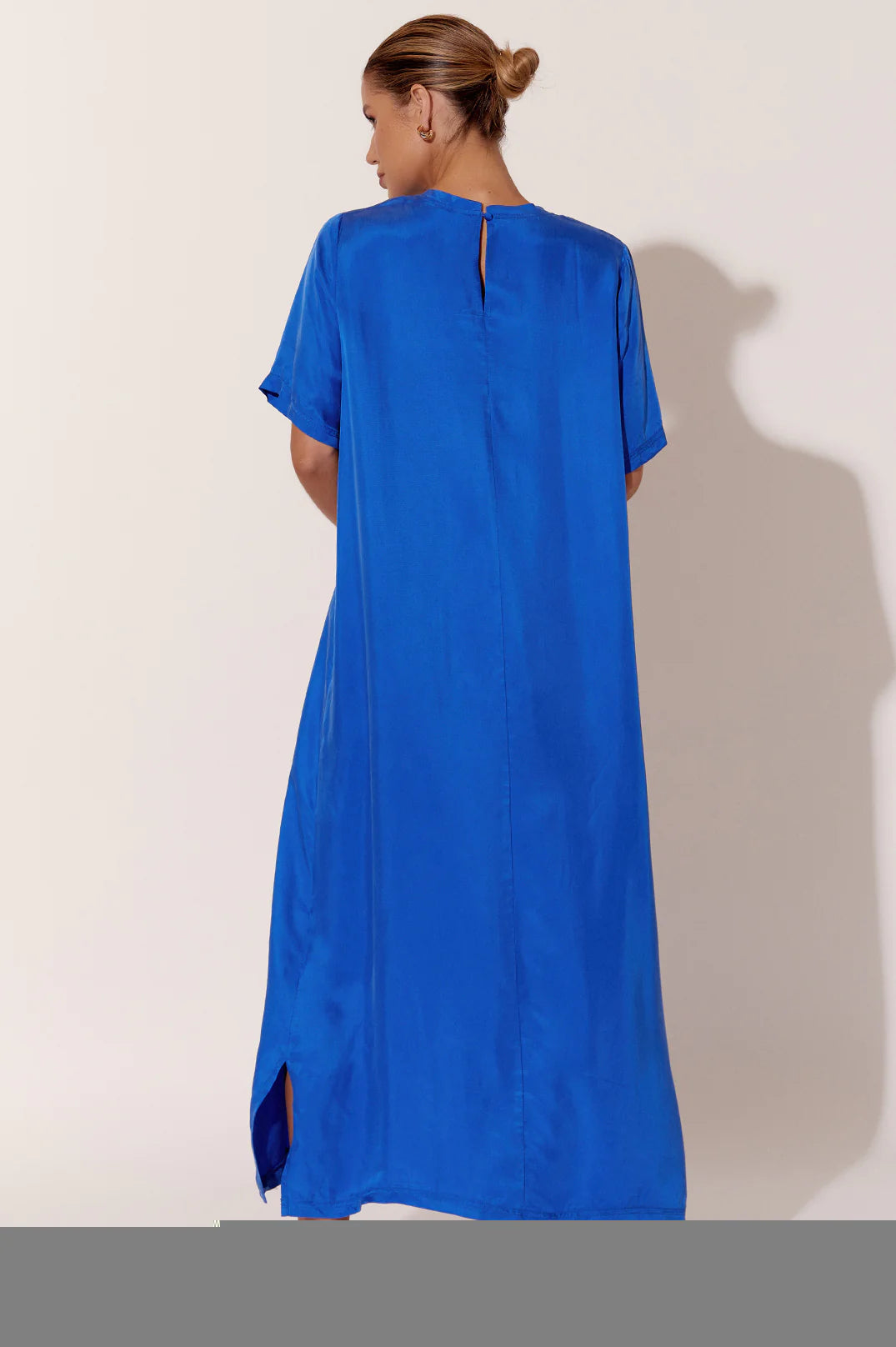Ryan Cupro Maxi Dress - Cobalt