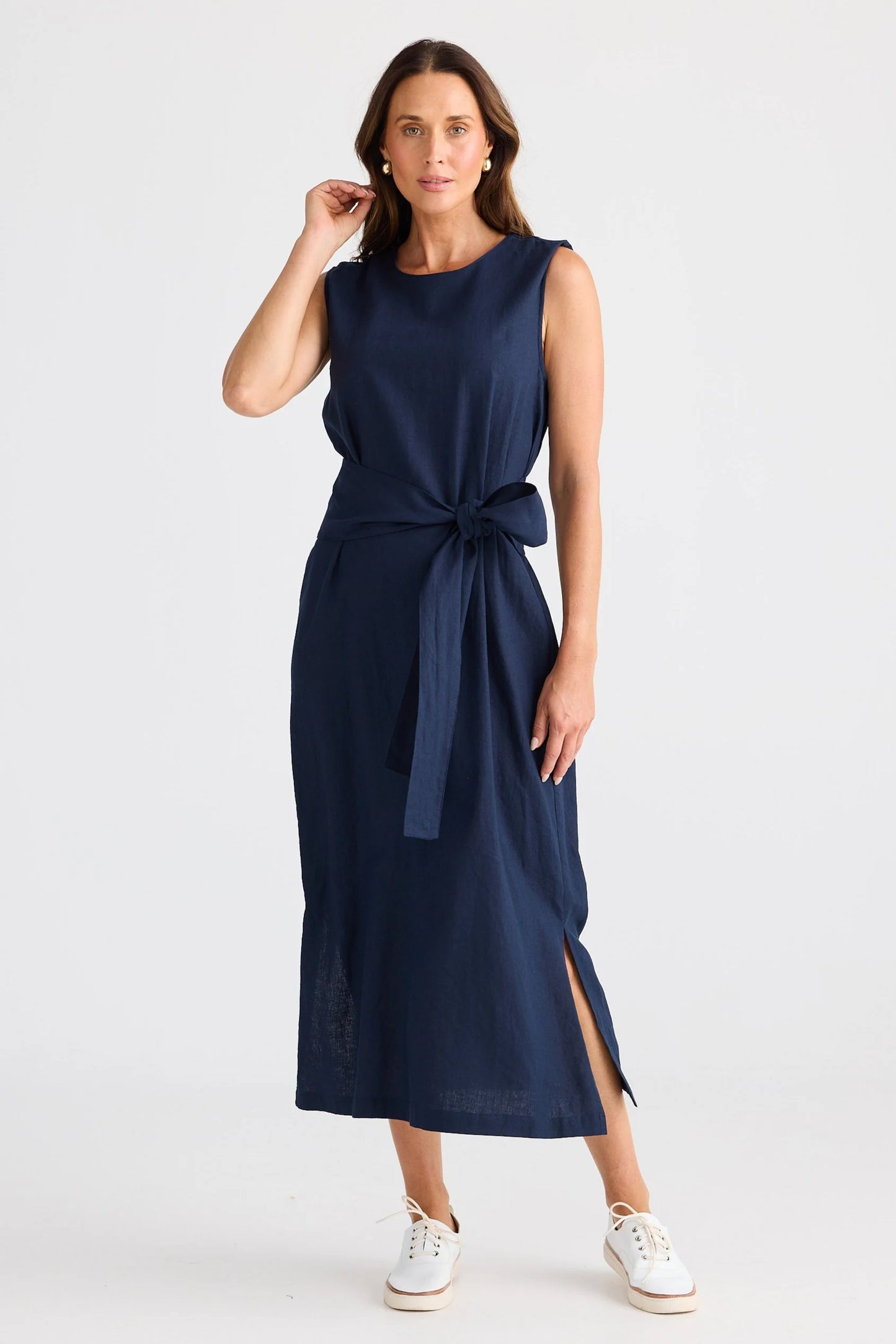 Turning Point Dress - Navy