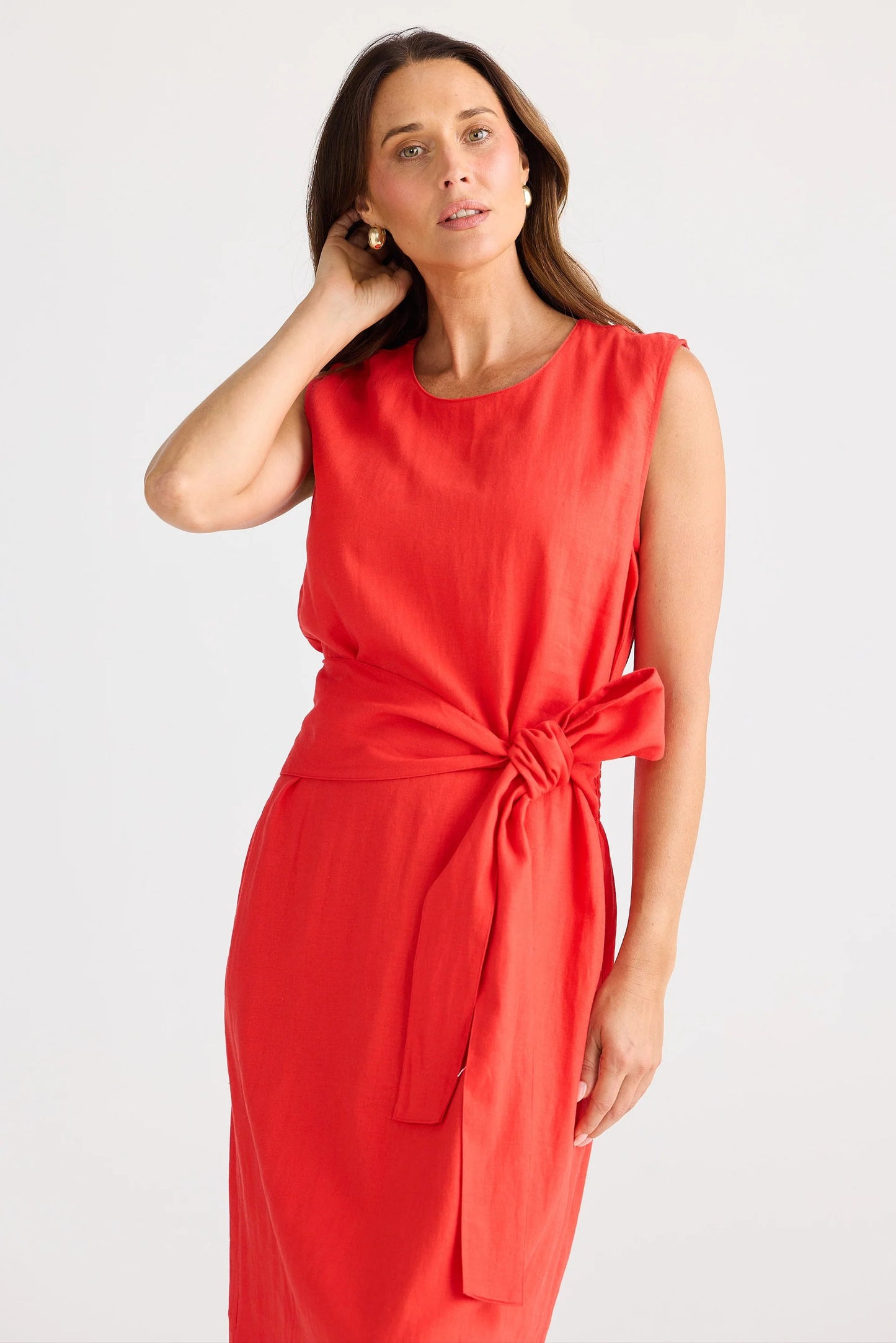 Turning Point Dress - Poppy Red