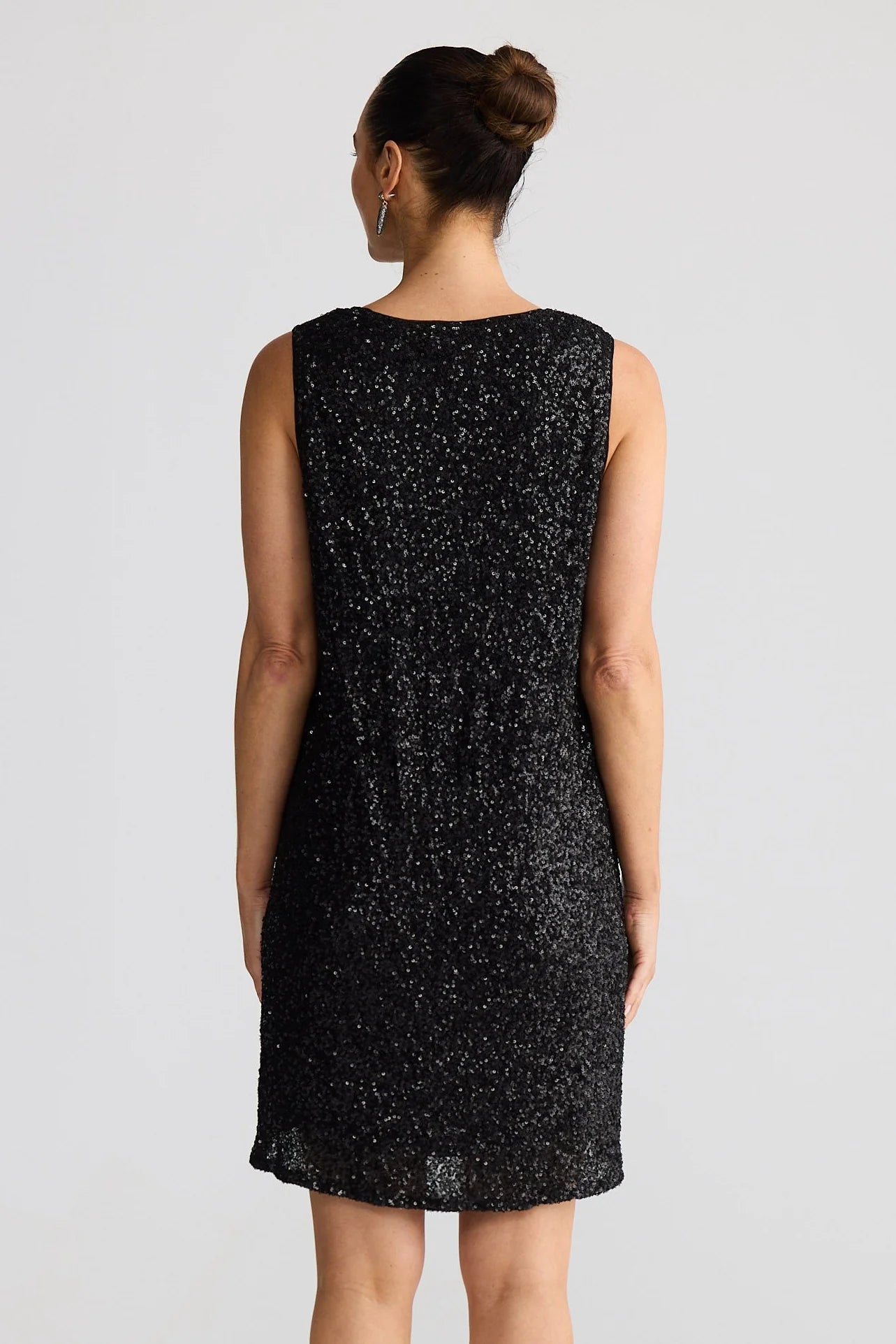 Glitz Swing Dress - Black
