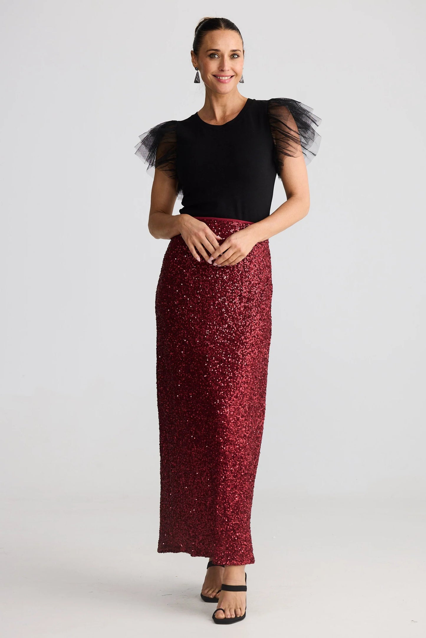 Shari Skirt - Garnet