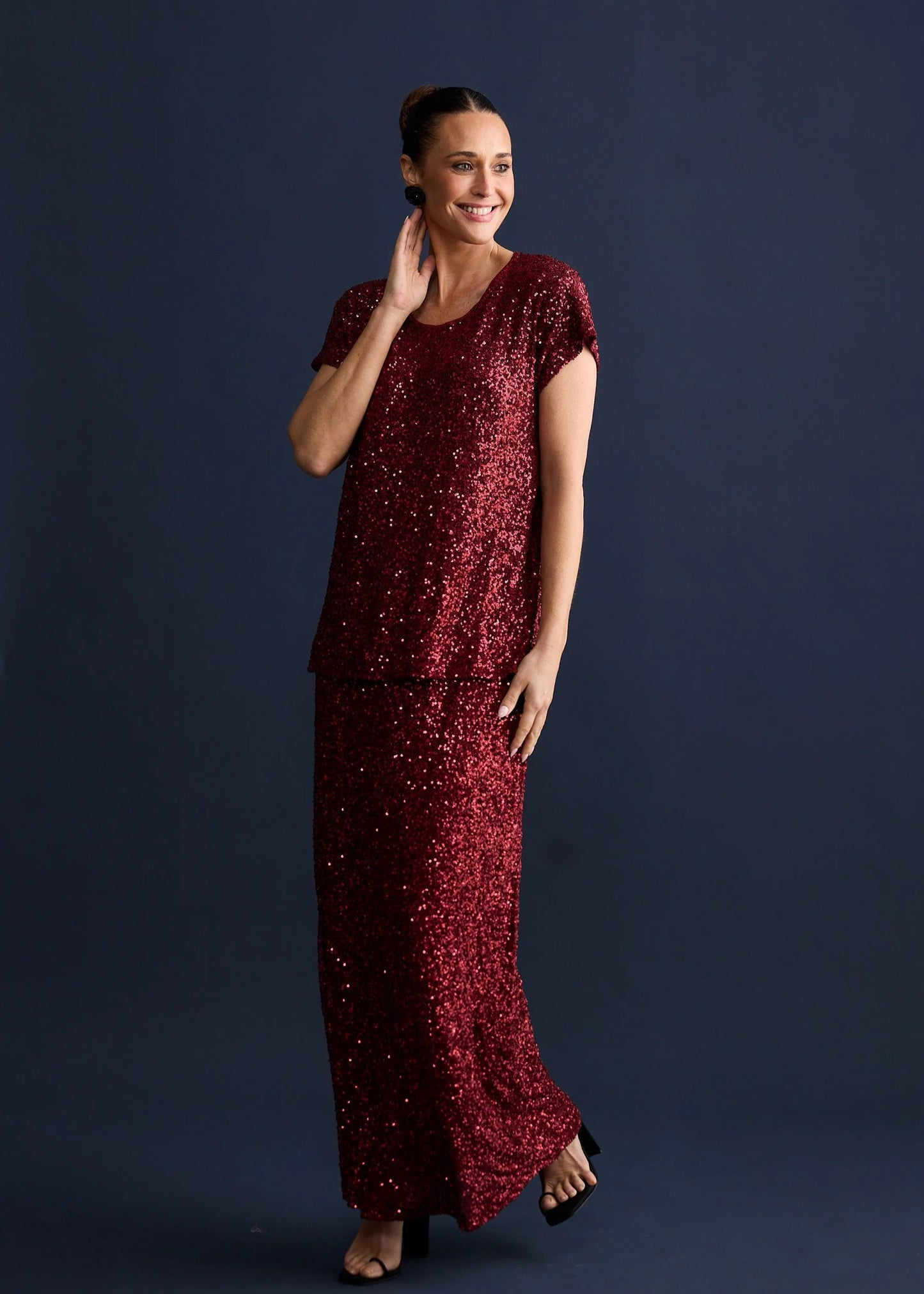 Shari Skirt - Garnet