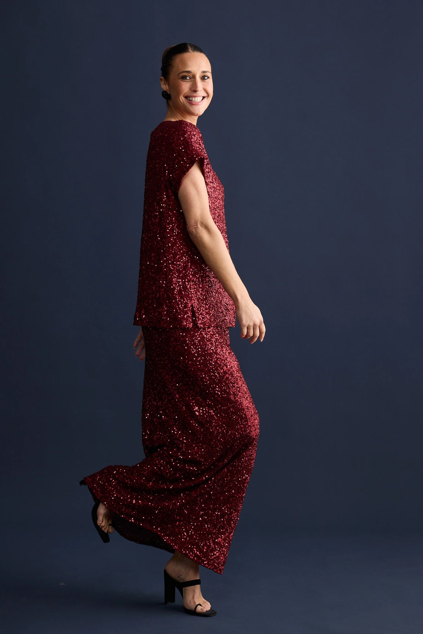 Shari Skirt - Garnet