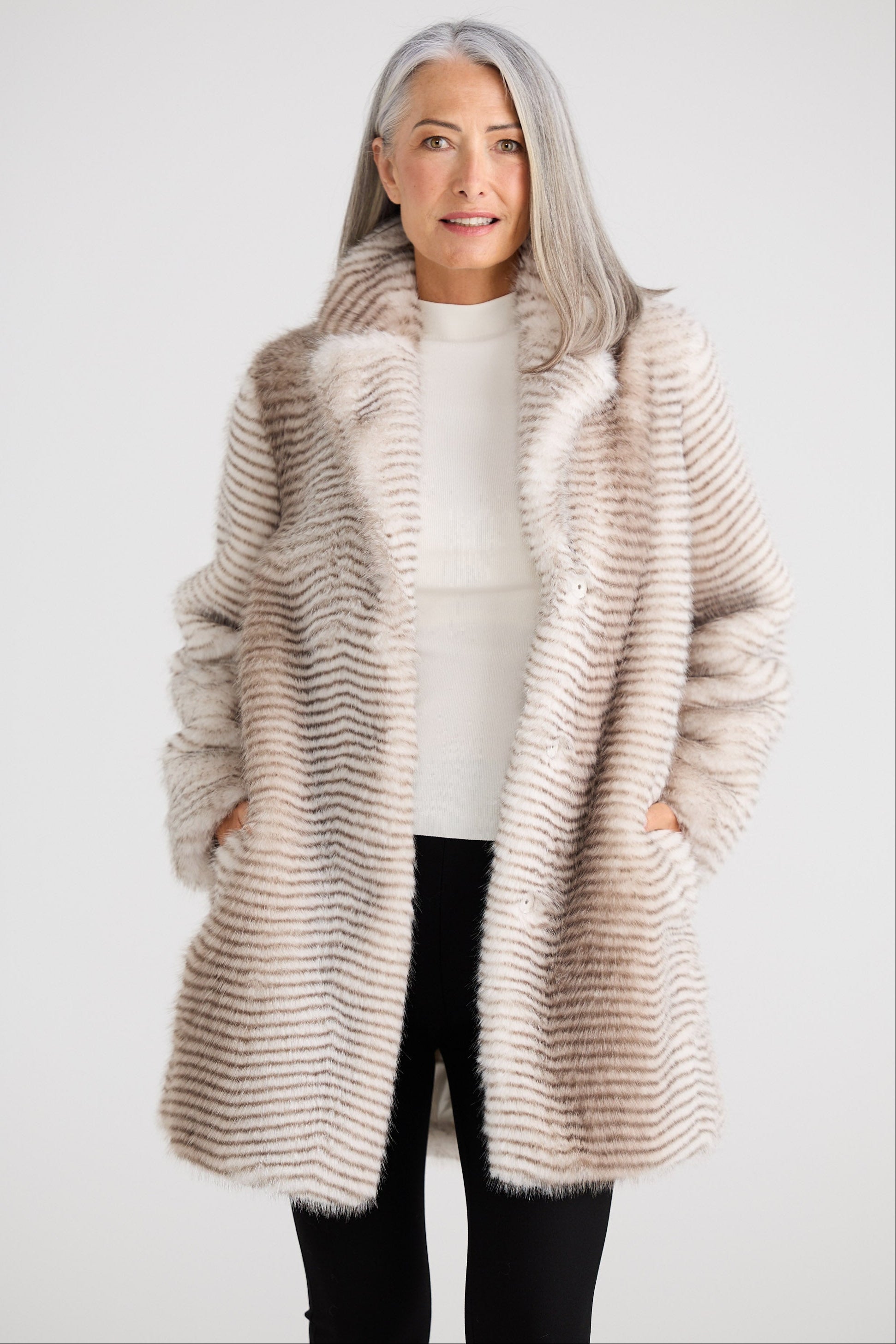 Jungle Coat - Grey Stripe
