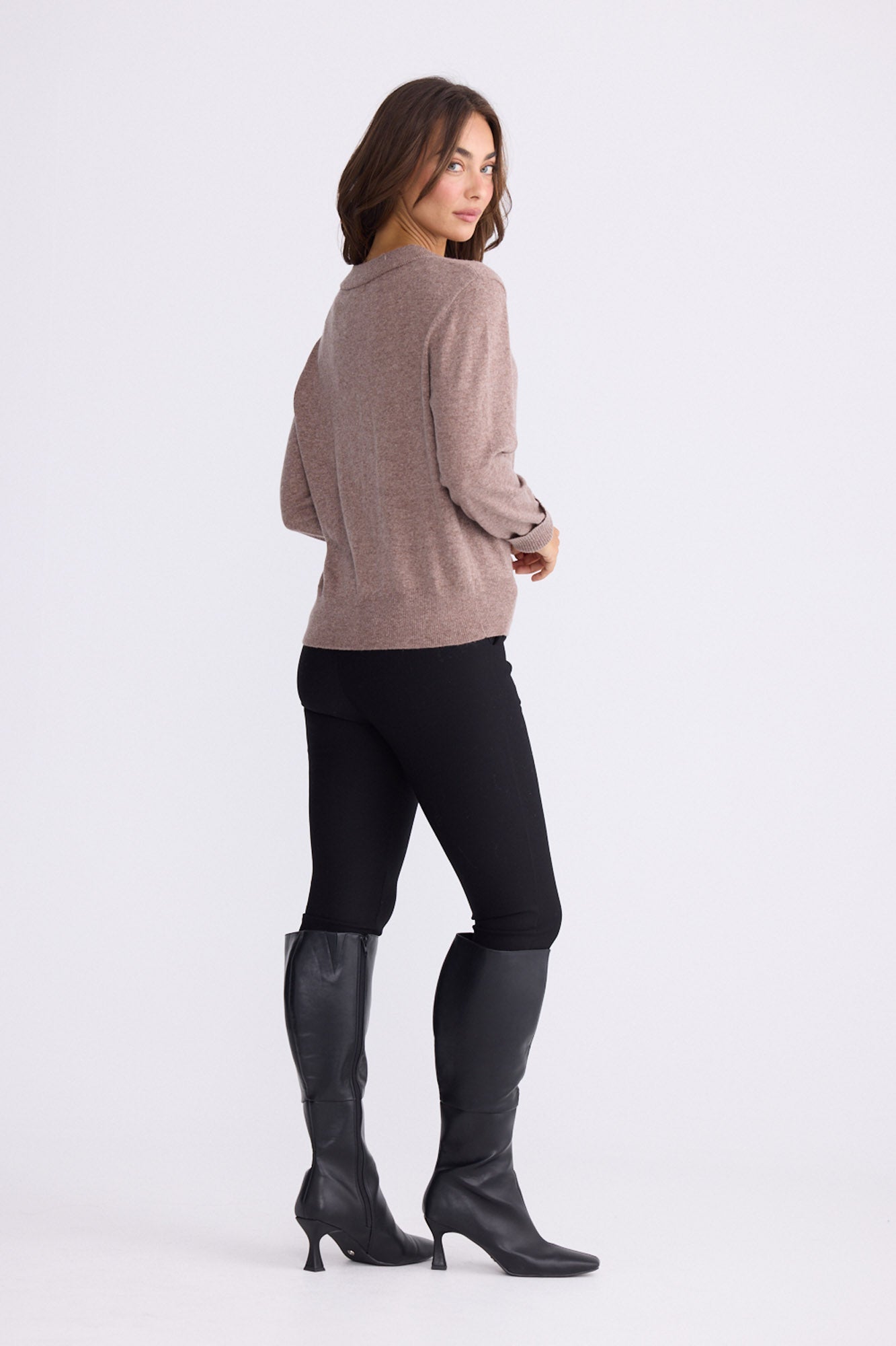 Gwen Knit - Oat Marle