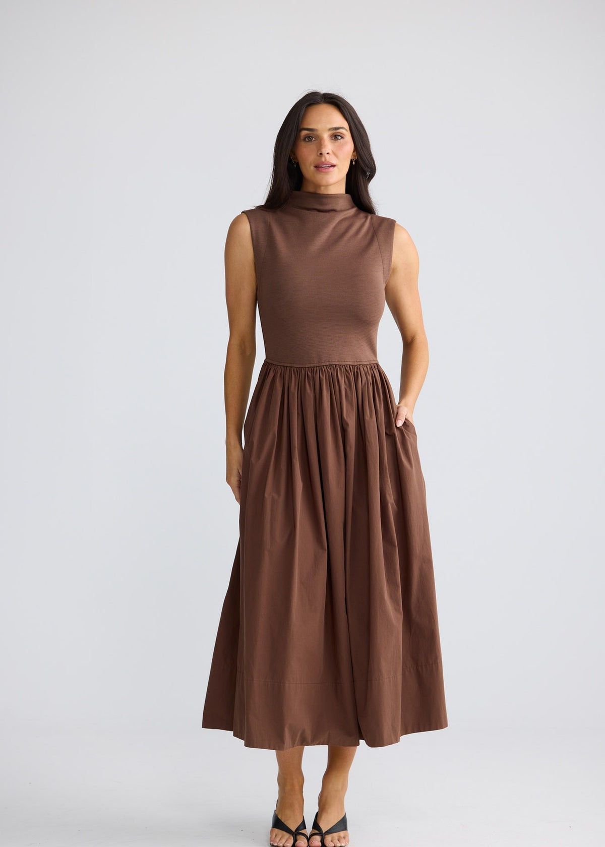 Mayflower Dress - Chocolate