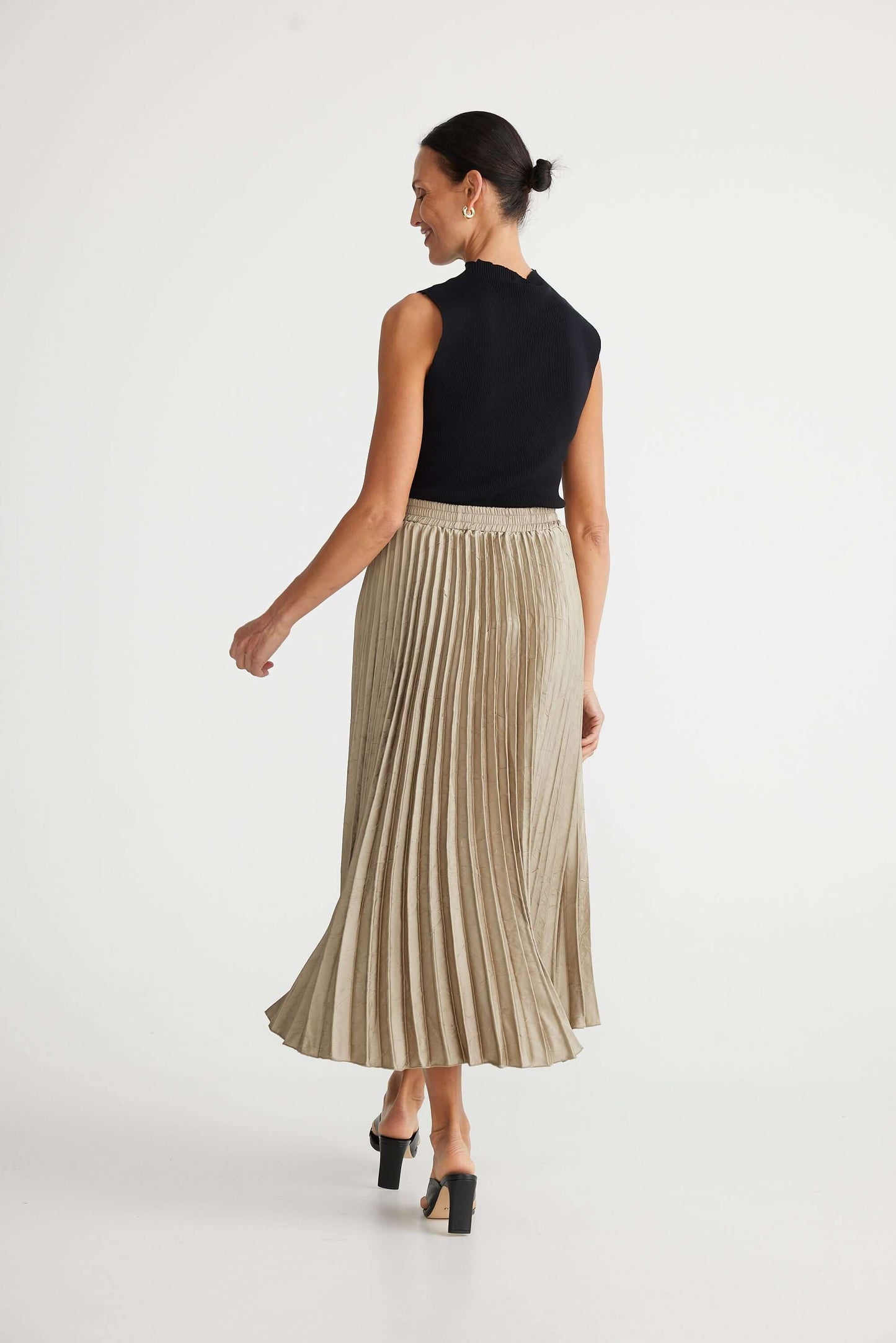Alias Pleated Skirt - Oyster