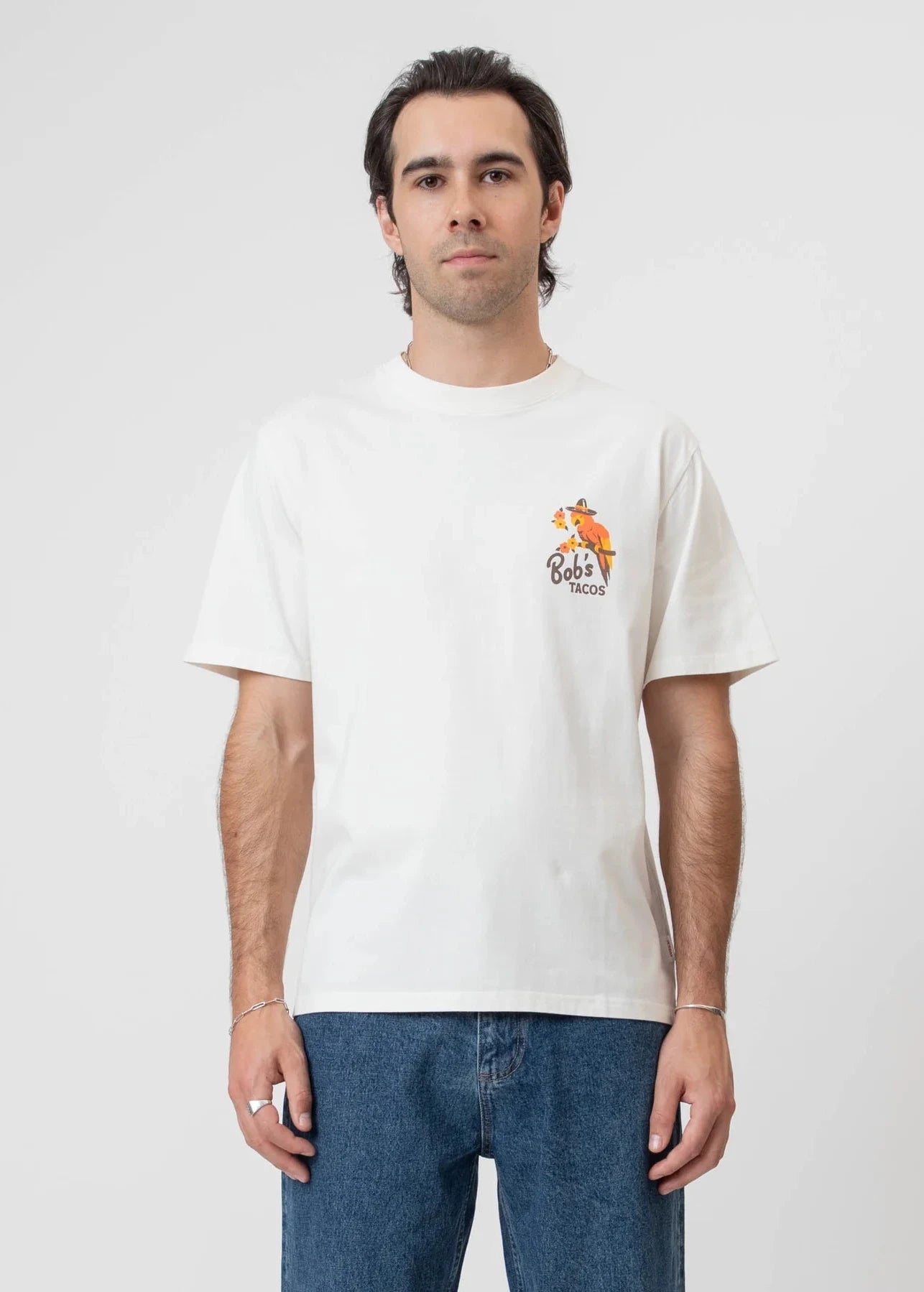 Bobs Tacos Heavyweigh SS Tee - Vintage White