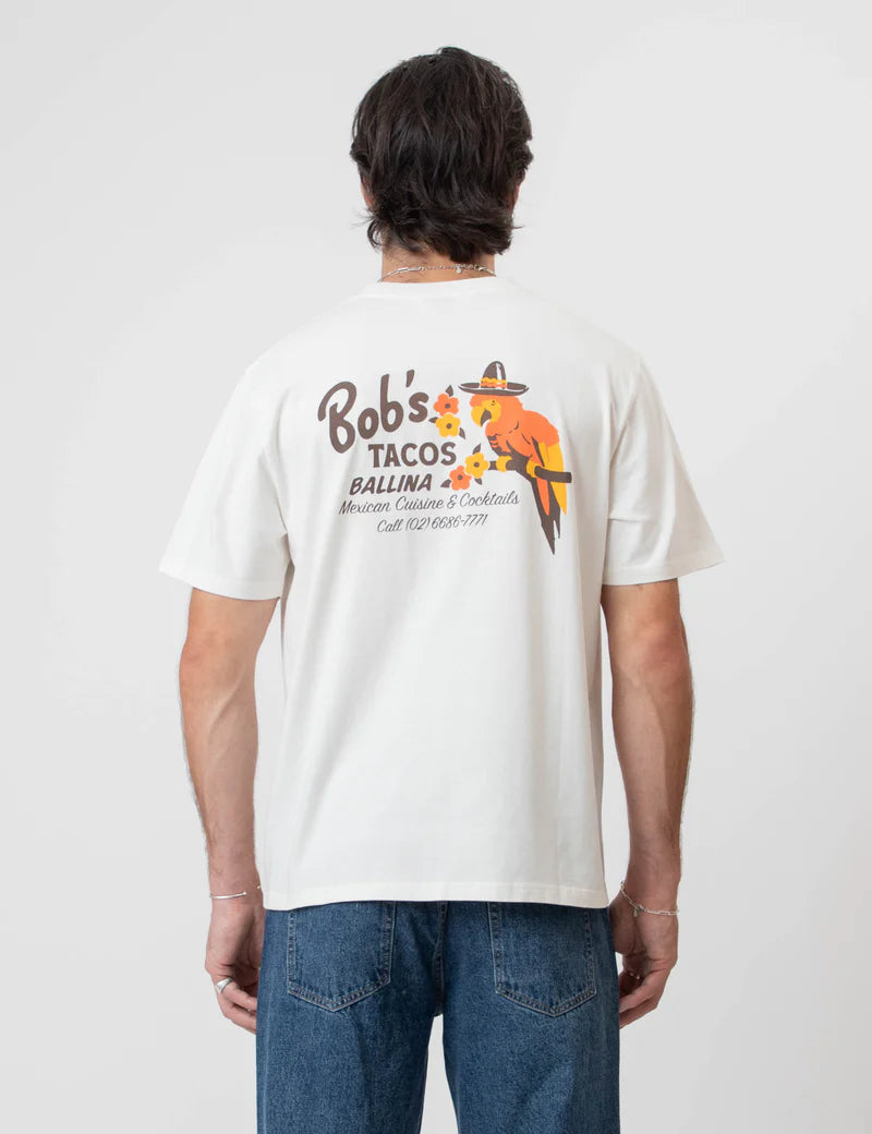 Bobs Tacos Heavyweigh SS Tee - Vintage White