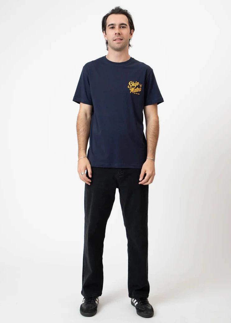 Ship Mates Reginald SS Tee - Navy
