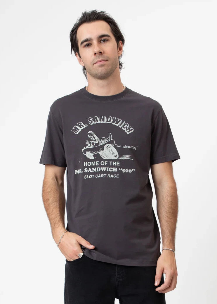 Hot Dog Reginald SS Tee - Vintage Black