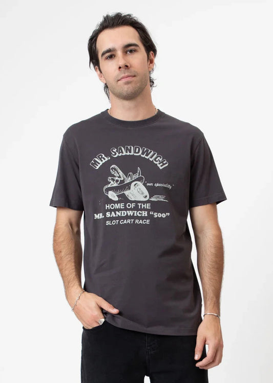 Hot Dog Reginald SS Tee - Vintage Black