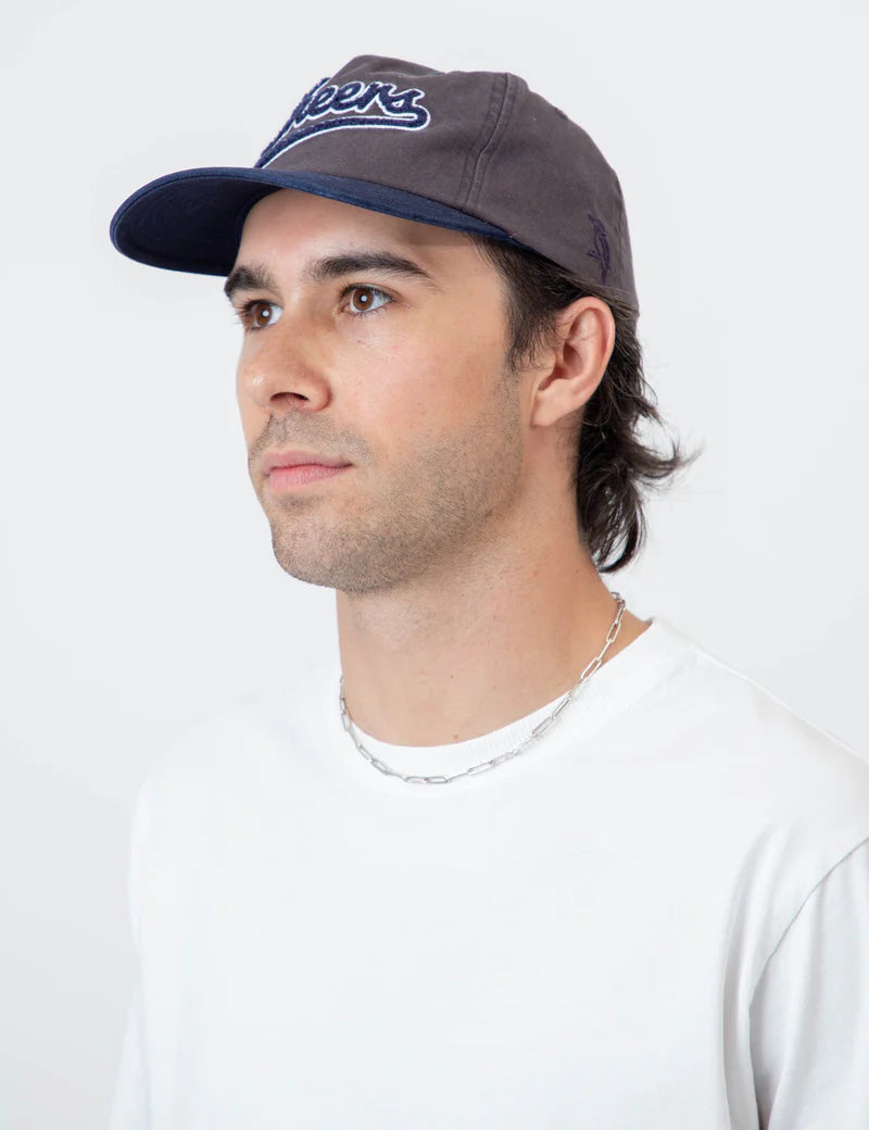 Cheers Unstructured 5 Panel Hat - Charcoal