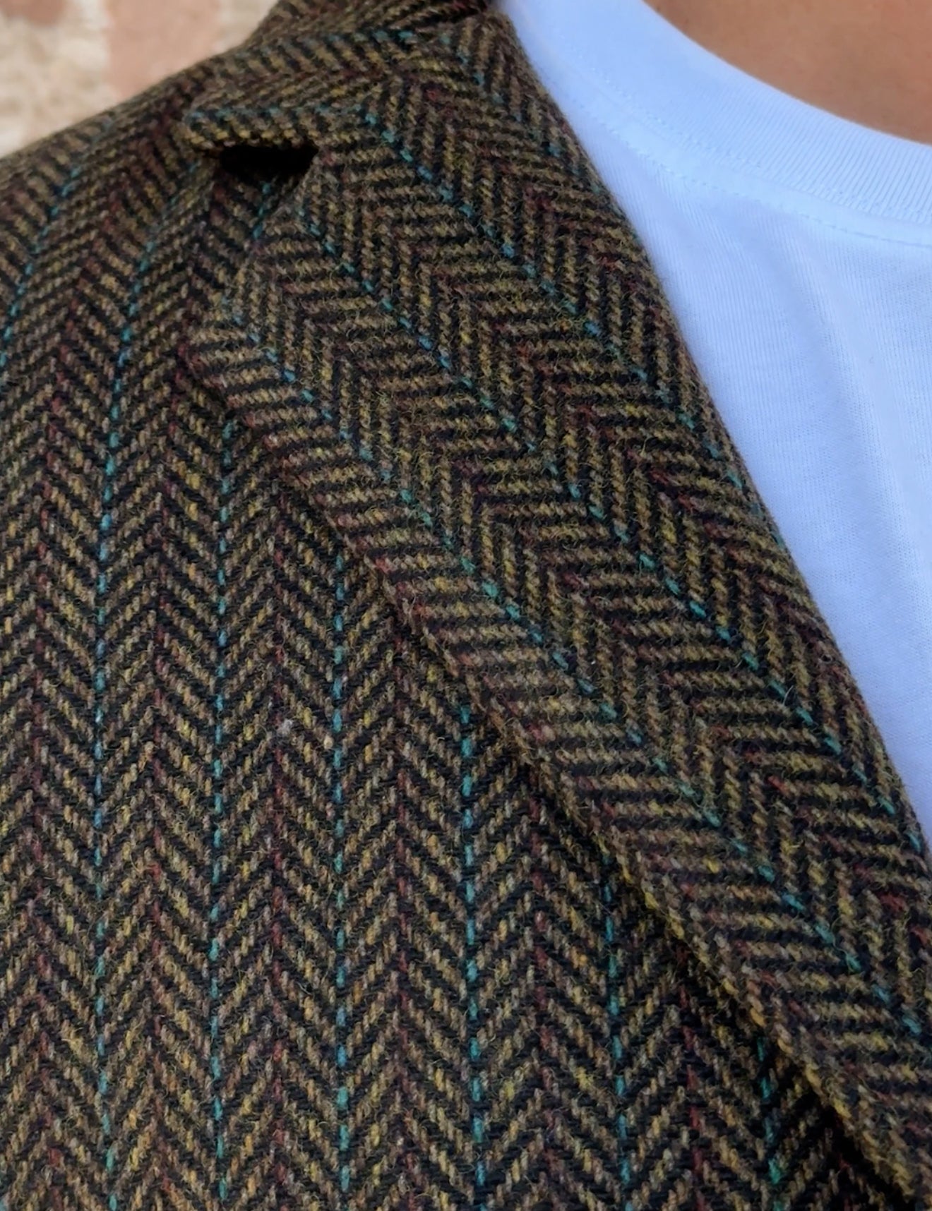 Carlton Blazer - Brown Herringbone