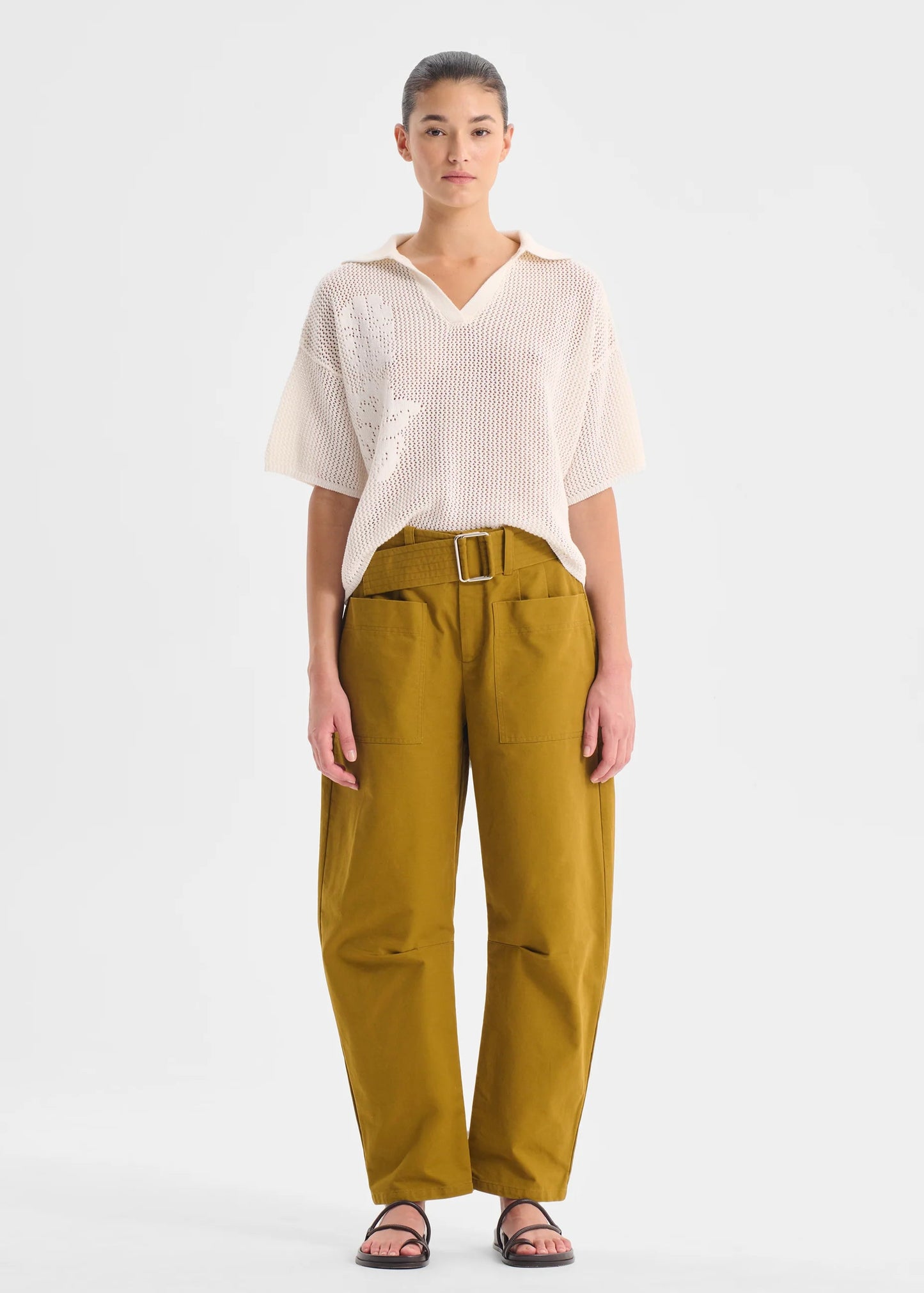 Chiara Knit Top - White