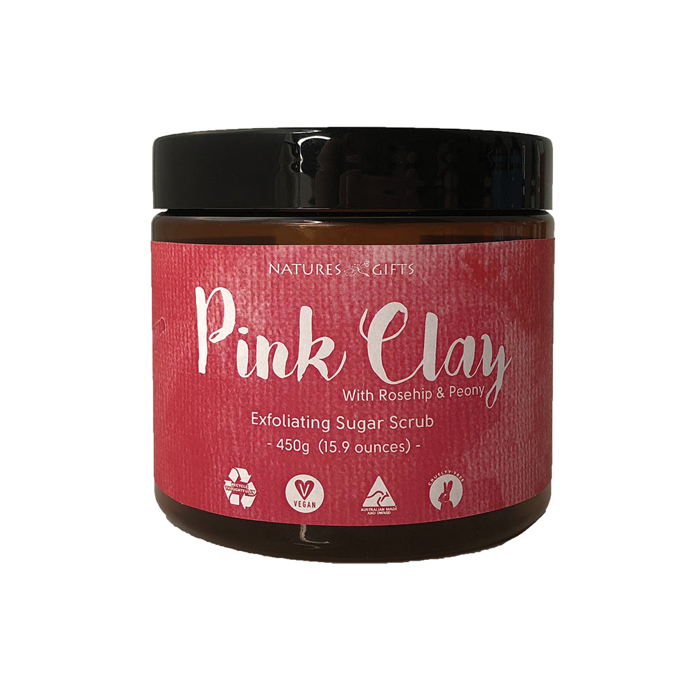 Pink Clay Exfoliating Sugar Scrub