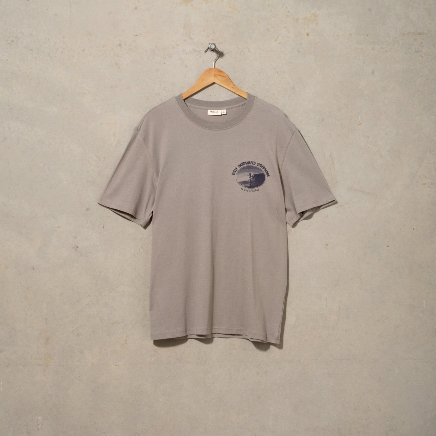 Fully Hand Shaped Tee - Grey