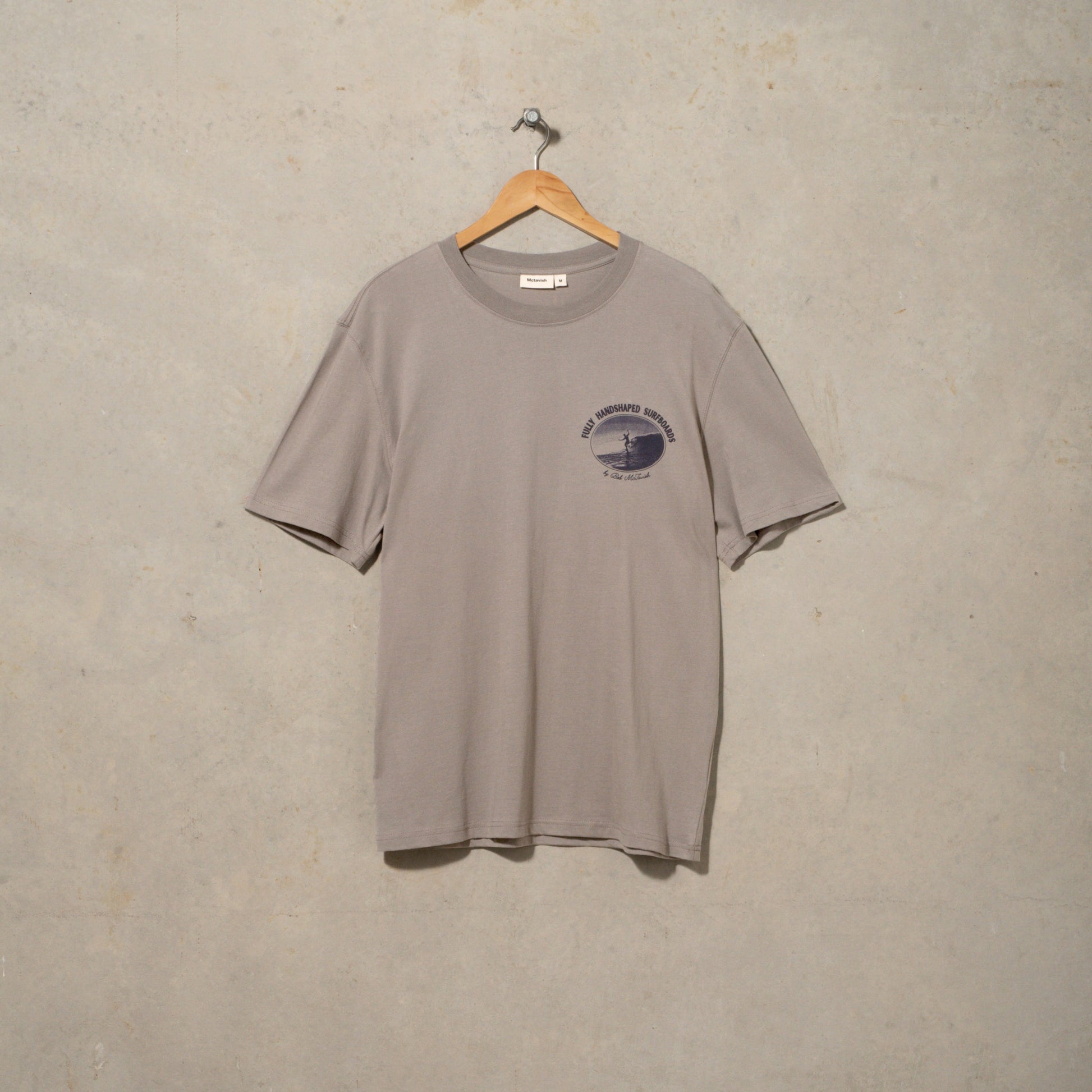 Fully Hand Shaped Tee - Grey
