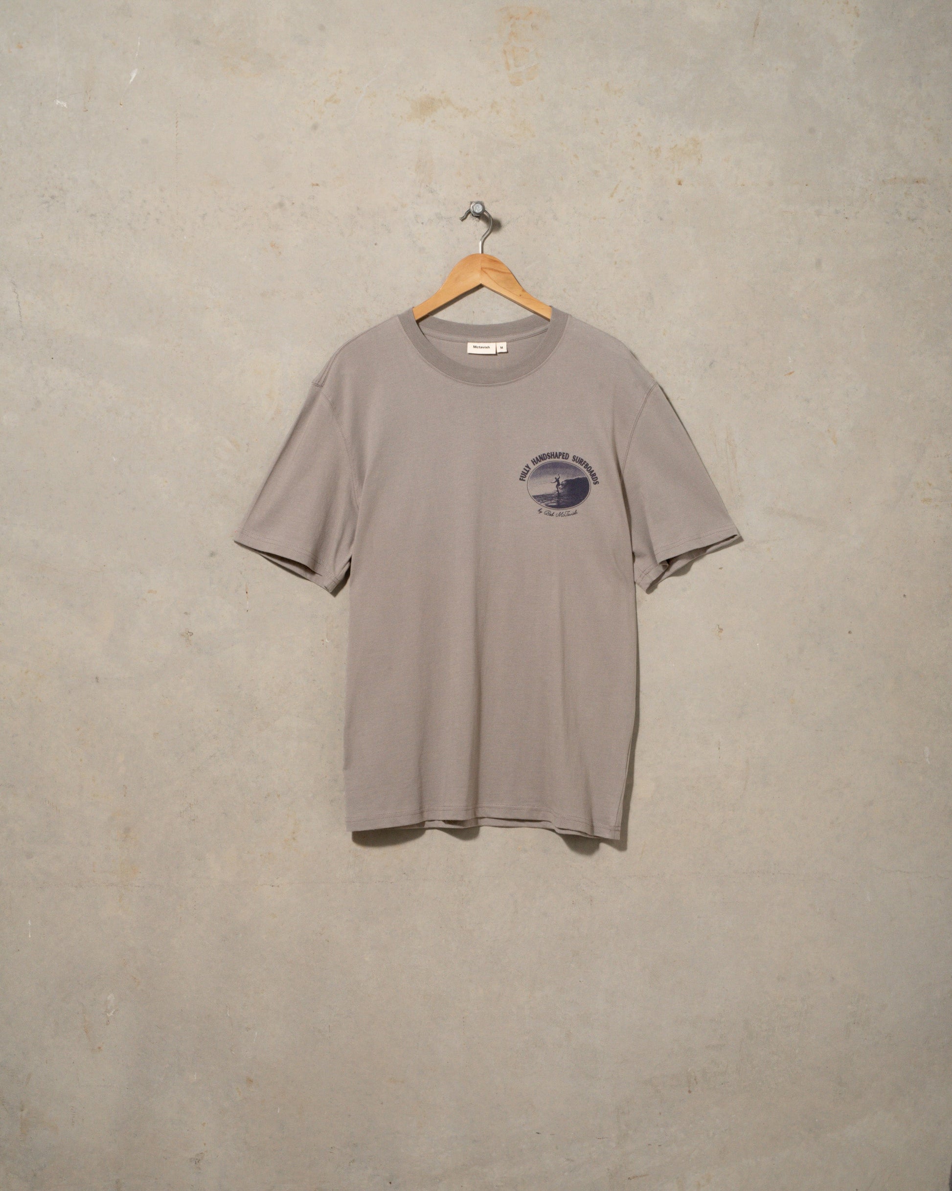 Fully Hand Shaped Tee - Grey