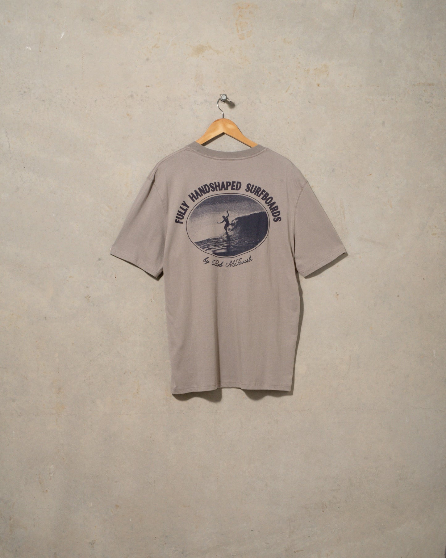 Fully Hand Shaped Tee - Grey