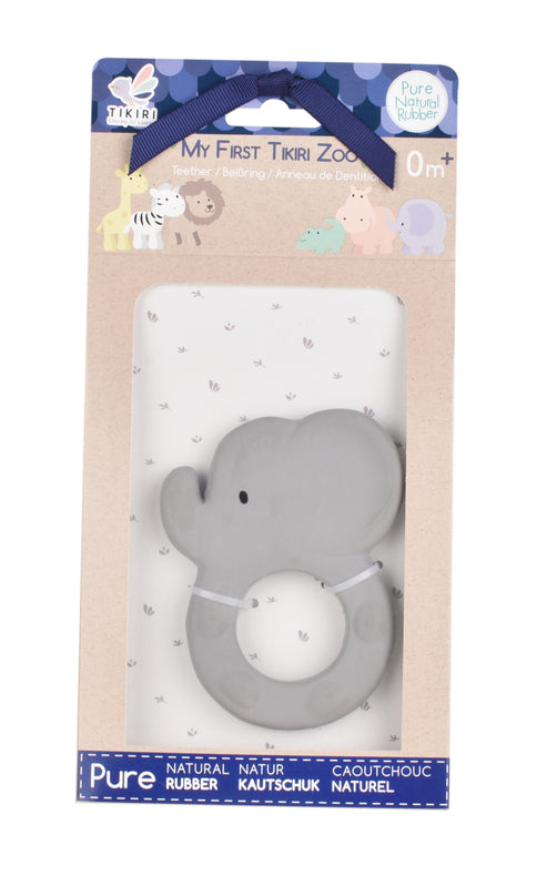 Rubber Elephant Flat Teether