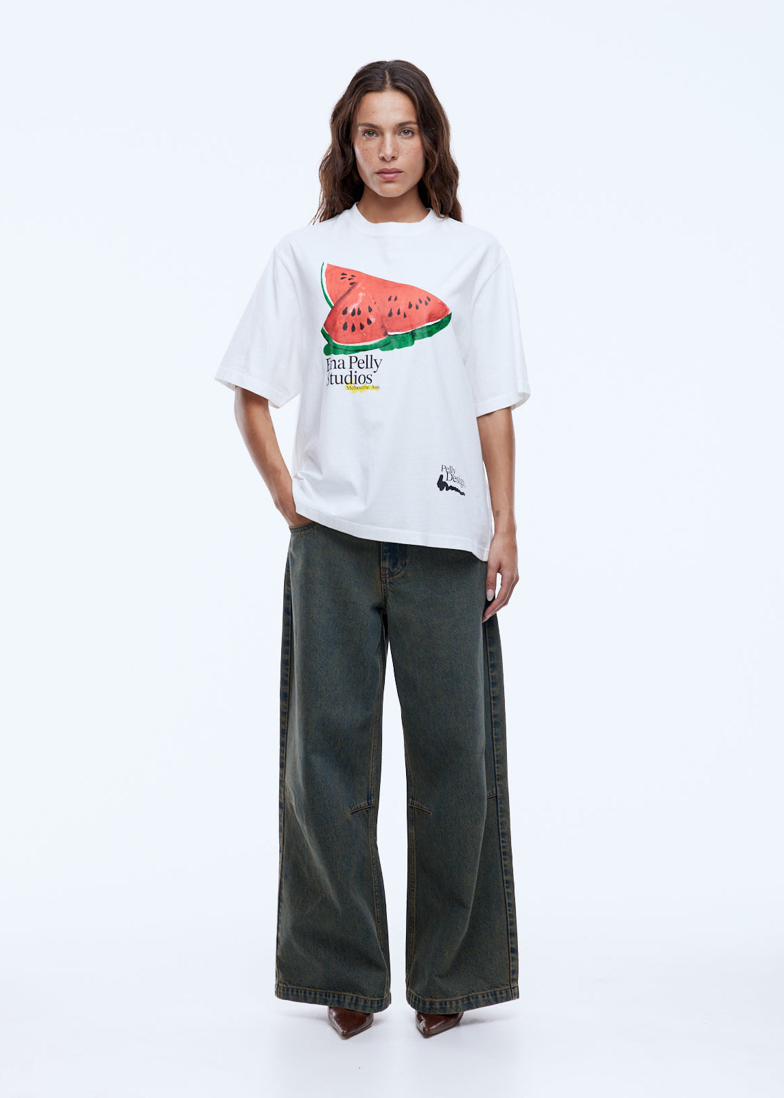 Watermelon Tee - Vintage White
