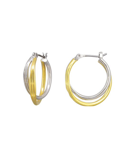 Kellie Hoops - Gold/Silver