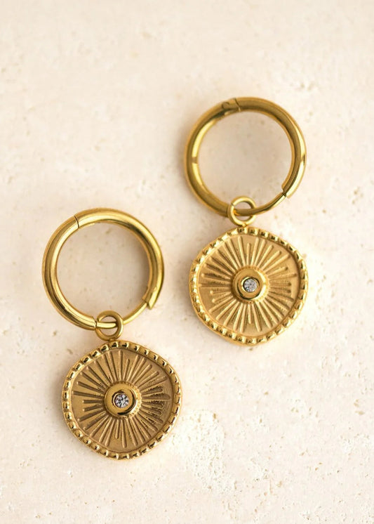 Eyesha Earrings - Gold