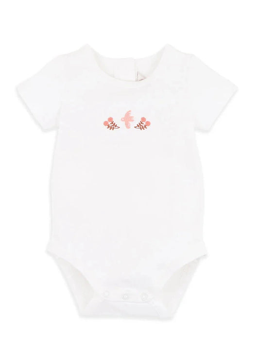 Songbird Embroidered Bodysuit - Cloud